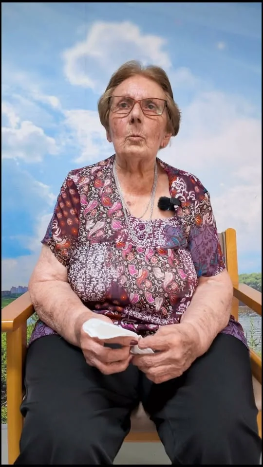 D. Maria Ocília numa conversa Terravoz