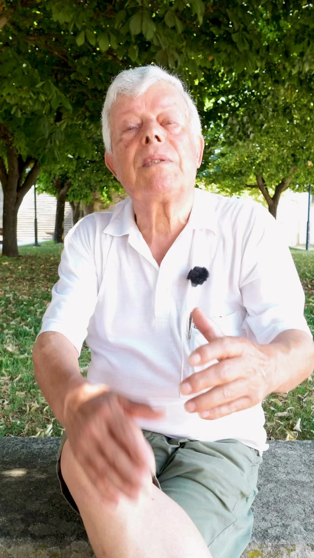 Sr. José Lopes Nunes (Jolon) numa conversa Terravoz