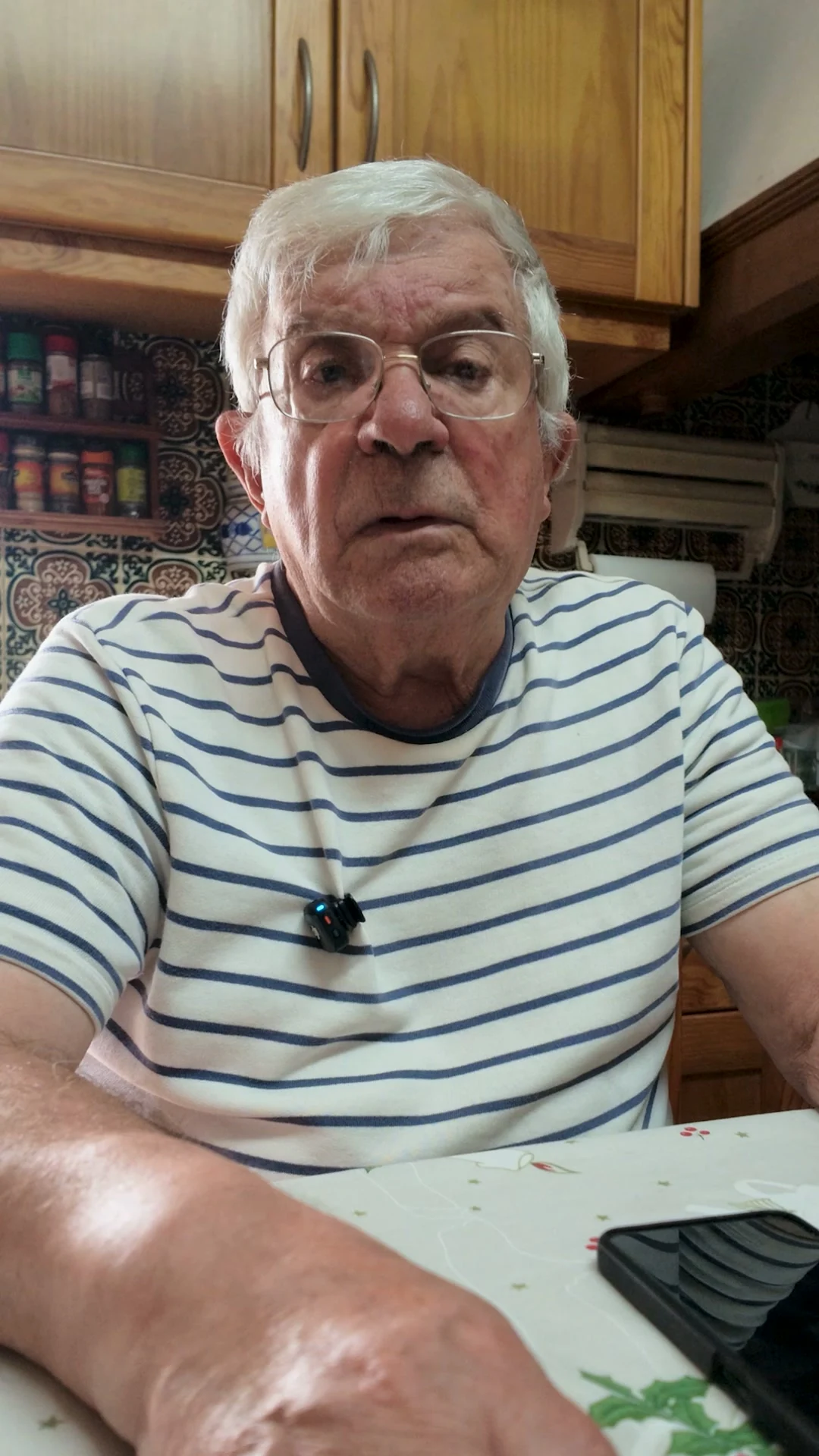 Sr. Adriano numa conversa Terravoz