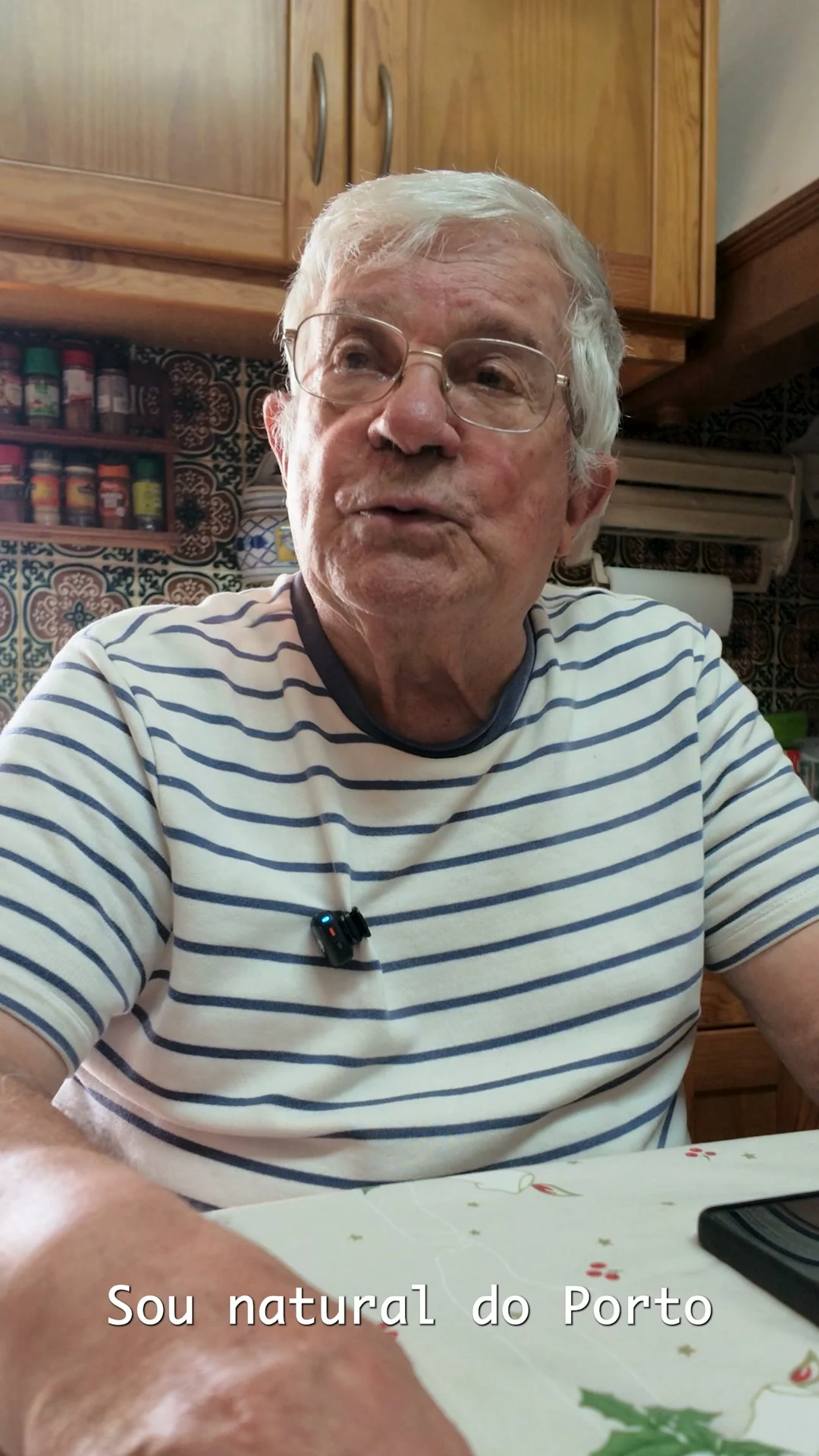 Sr. Adriano numa conversa Terravoz