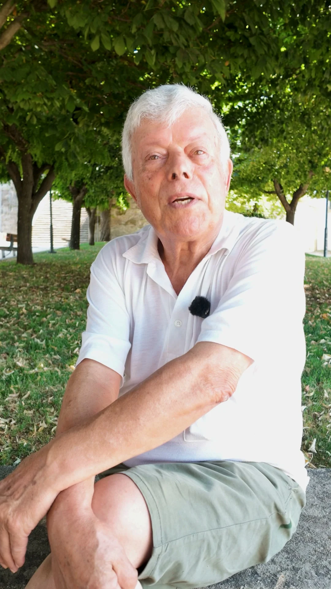 Sr. José Lopes Nunes (Jolon) numa conversa Terravoz